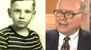 Warren Buffet in his childhood