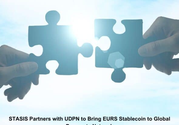 STASIS Partners with UDPN to Bring EURS Stablecoin to Global Payments Network